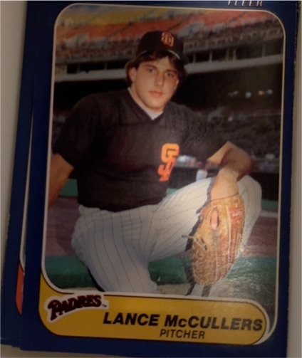 1986 Fleer #330 Lance McCullers — front