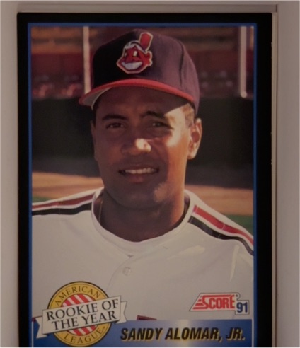 1991 Score #879 Sandy Alomar, Jr. — front