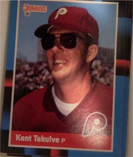 1988 Donruss #535 Kent Tekulve — front