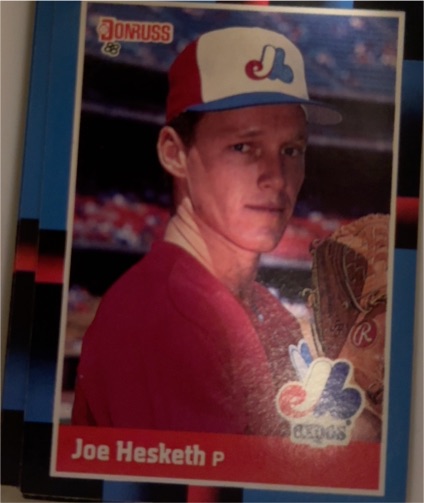 1988 Donruss #504 Joe Hesketh — front