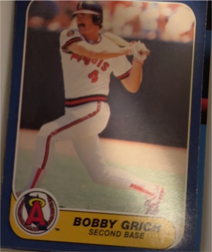 1986 Fleer #157 Bobby Grich — front