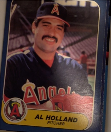 1986 Fleer #159 Al Holland — front
