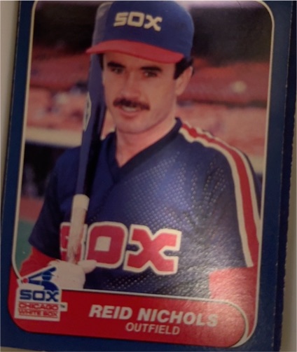 1986 Fleer #214 Reid Nichols — front