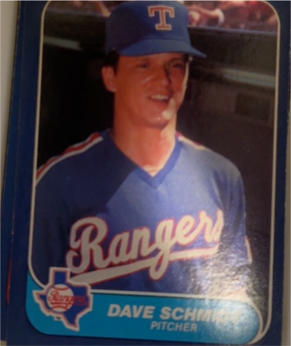 1986 Fleer #571 Dave Schmidt — front