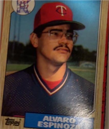 1987 Topps #529 Alvaro Espinoza — front