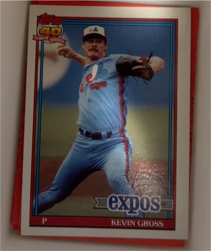 1991 Topps #674 Kevin Gross — front