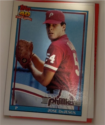 1991 Topps #232 Jose DeJesus — front
