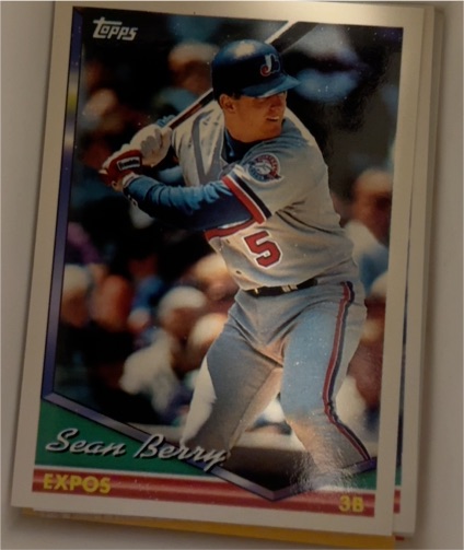 1994 Topps #344 Sean Berry — front