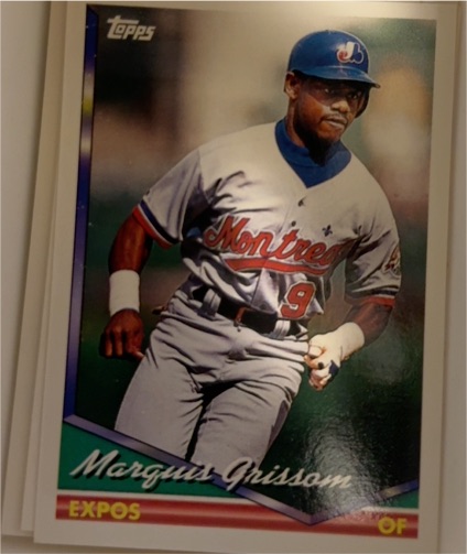 1994 Topps #590 Marquis Grissom — front