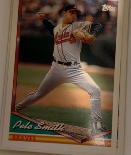 1994 Topps #658 Pete Smith — front