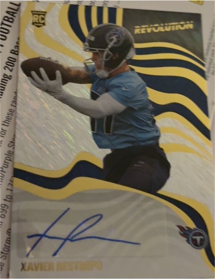 2025 Panini Revolution #RSA-XRO Xavier Restrepo Rookie Autograph — front