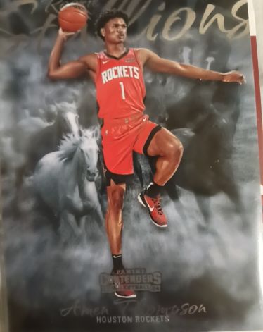 2023-24 Panini Contenders #23 Amen Thompson Rookie Stallions — front