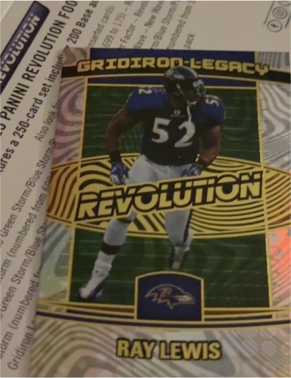 2025 Panini Revolution Gridiron Legacy #23 Ray Lewis — front