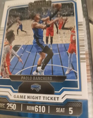 2023-24 Panini Contenders #17 Paolo Banchero Game Night Ticket — front