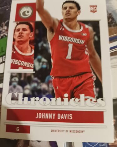 2022 Panini Chronicles Draft Picks #14 Johnny Davis — front