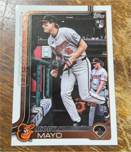 2025 Topps #20 Coby Mayo — front