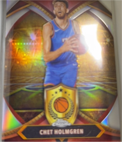 2024-25 Topps Chrome Ball of Duty #BOD-8 Chet Holmgren — front