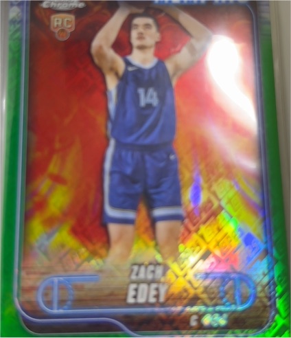2025 Topps Chrome #152 Zach Edey — front