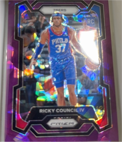 2023-24 Panini Prizm #37 Ricky Council IV — front