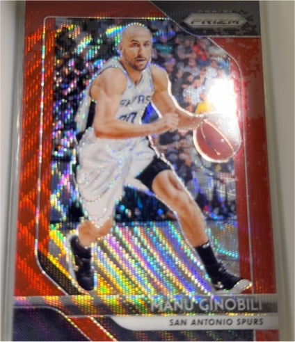 2017-18 Panini Prizm #177 Manu Ginobili — front