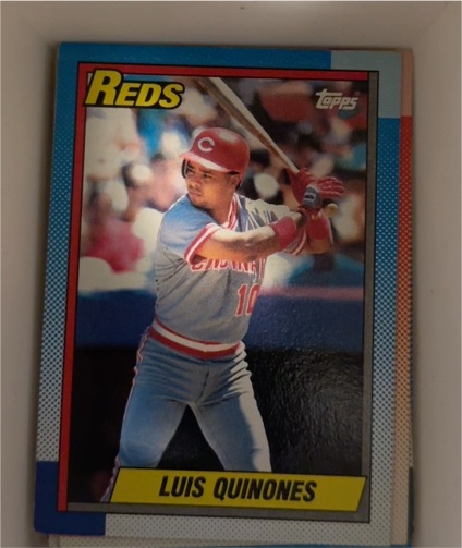 1990 Topps #176 Luis Quinones — front