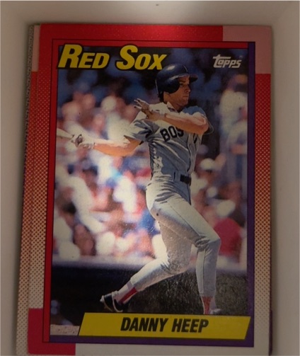 1990 Topps #573 Danny Heep — front