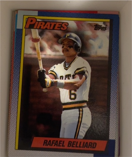 1990 Topps #143 Rafael Belliard — front