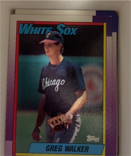 1990 Topps #33 Greg Walker — front