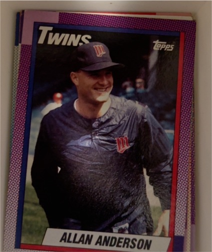 1990 Topps #71 Allan Anderson — front