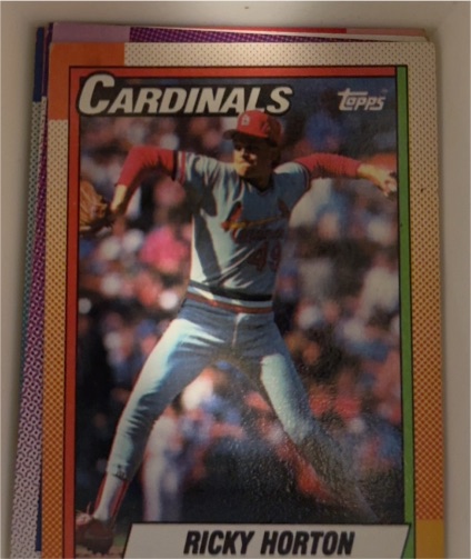 1990 Topps #133 Ricky Horton — front