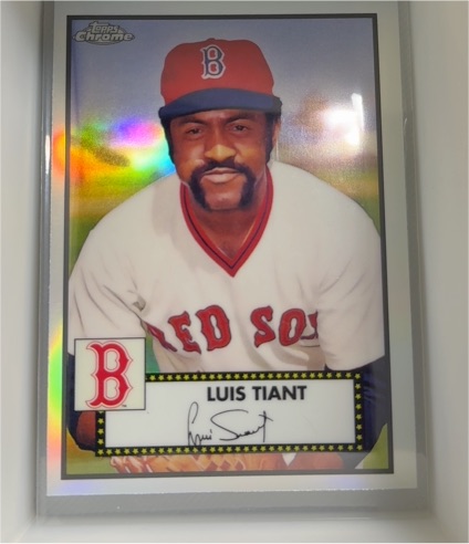 2021 Topps Chrome Platinum Anniversary #558 Luis Tiant — front