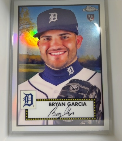 2021 Topps Chrome Platinum Anniversary #104 Bryan Garcia — front