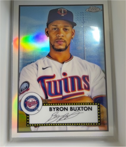 2021 Topps Chrome Platinum Anniversary #291 Byron Buxton — front