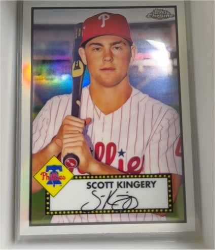 2021 Topps Chrome Platinum Anniversary #347 Scott Kingery — front