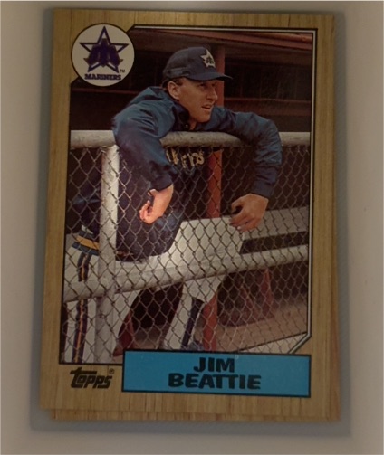 1987 Topps #117 Jim Beattie — front