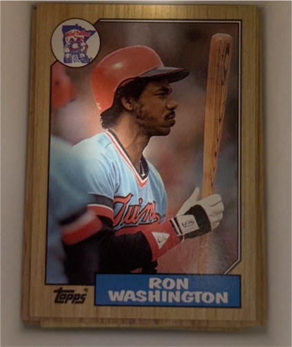 1987 Topps #169 Ron Washington — front