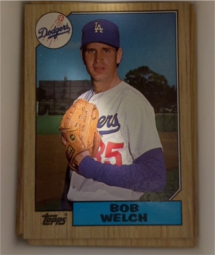 1987 Topps #328 Bob Welch — front