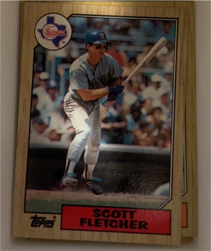 1987 Topps #462 Scott Fletcher — front