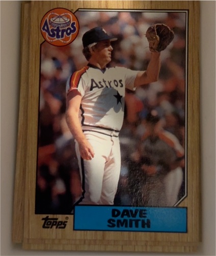 1987 Topps #50 Dave Smith — front
