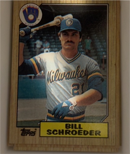 1987 Topps #302 Bill Schroeder — front