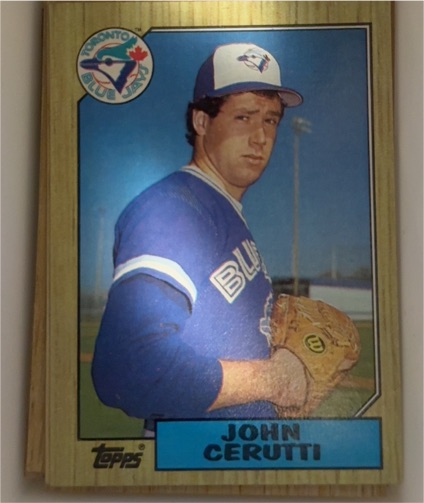 1987 Topps #557 John Cerutti — front