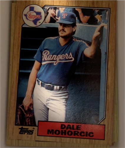 1987 Topps #497 Dale Mohorcic — front