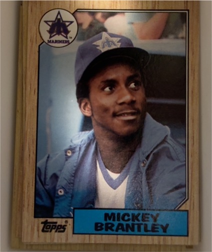 1987 Topps #347 Mickey Brantley — front