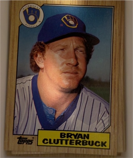 1987 Topps #562 Bryan Clutterbuck — front