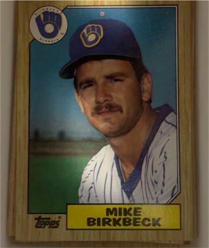 1987 Topps #229 Mike Birkbeck — front