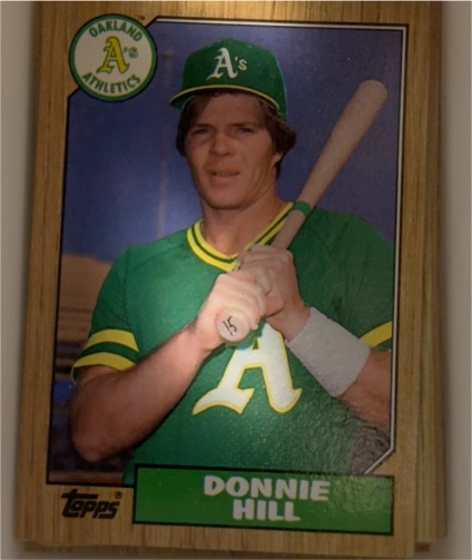 1987 Topps #339 Donnie Hill — front