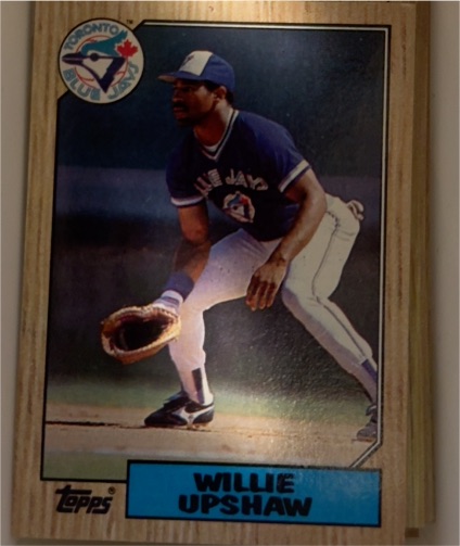 1987 Topps #245 Willie Upshaw — front