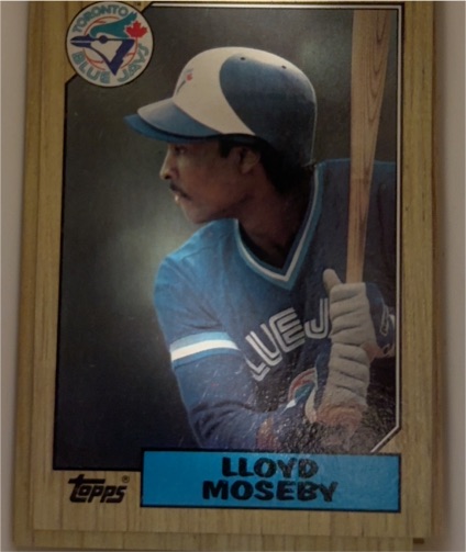 1987 Topps #210 Lloyd Moseby — front