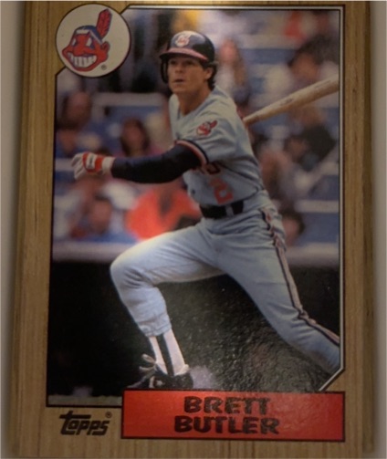 1987 Topps #723 Brett Butler — front
