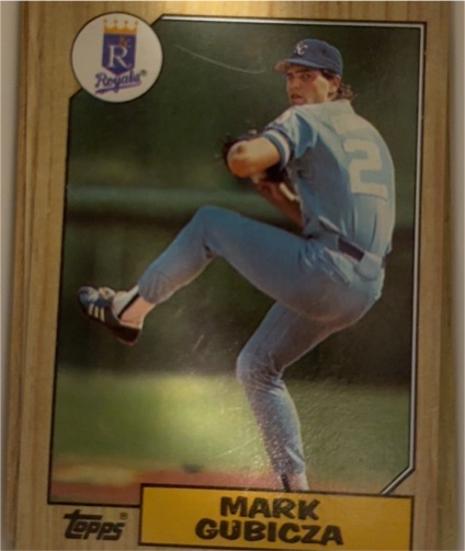 1987 Topps #326 Mark Gubicza — front